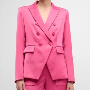 Veronica Beard Miller Dickey Blazer in color Hibiscus